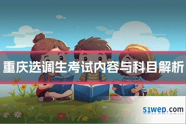 重庆选调生考试内容与科目解析