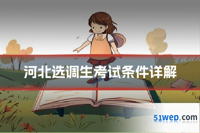 河北选调生考试条件详解