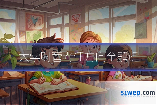 大学财管考证方向全解析