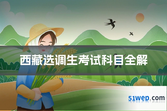 西藏选调生考试科目全解