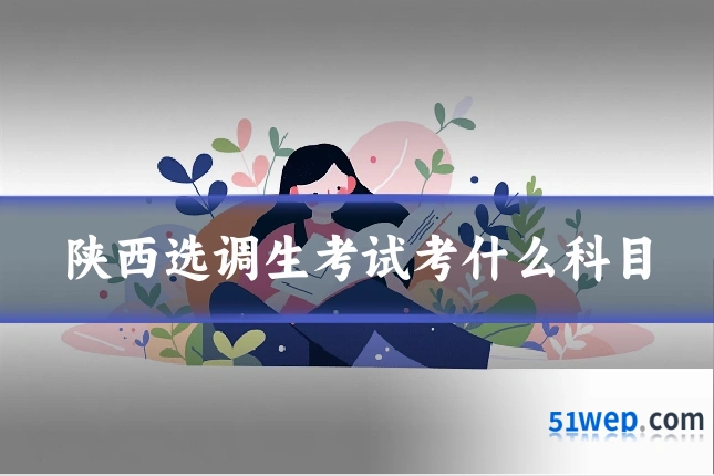 陕西选调生考试考什么科目