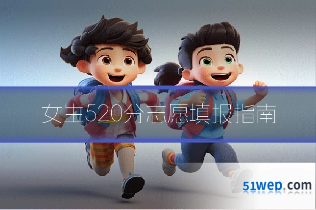 女生520分志愿填报指南
