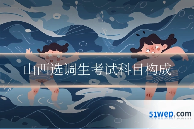 山西选调生考试科目构成