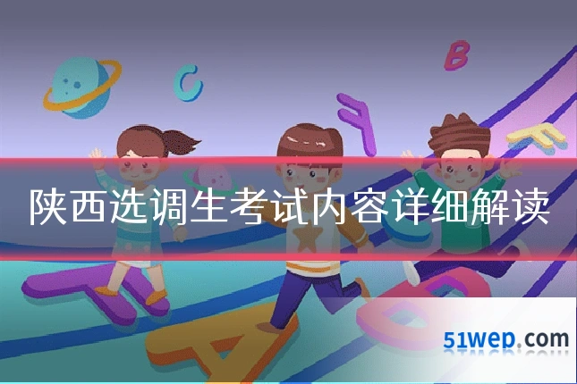 陕西选调生考试内容详细解读