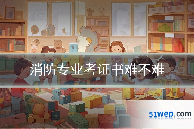 消防专业考证书难不难
