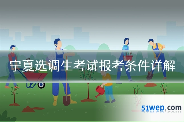 宁夏选调生考试报考条件详解