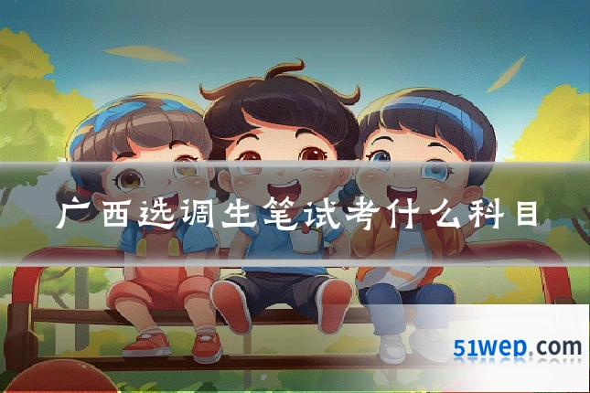 广西选调生笔试考什么科目