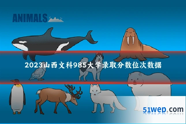2023山西文科985大学录取分数位次数据