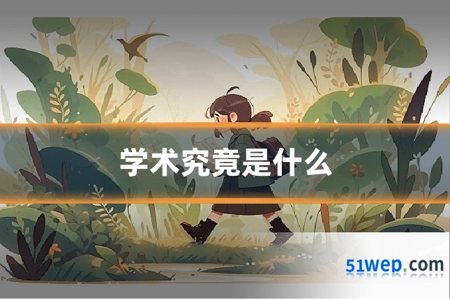 学术究竟是什么