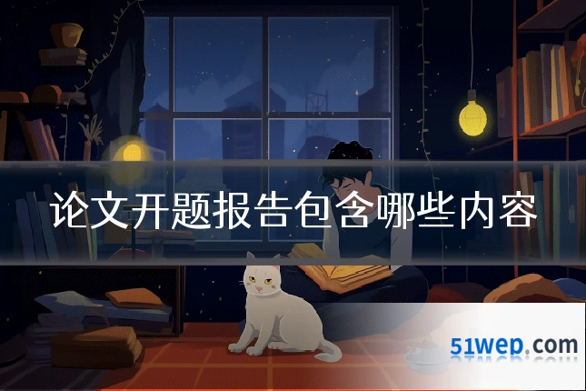 论文开题报告包含哪些内容