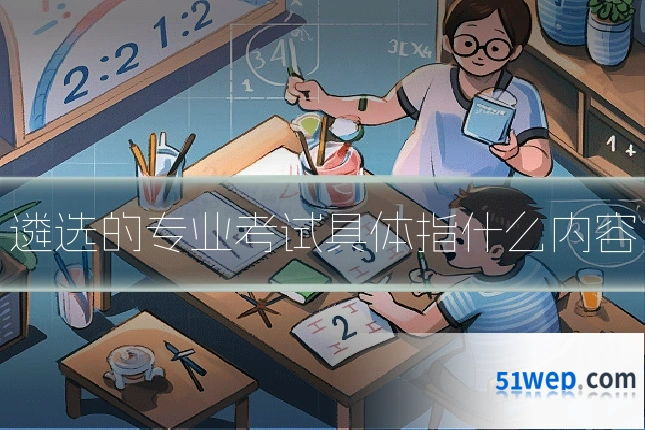 遴选的专业考试具体指什么内容
