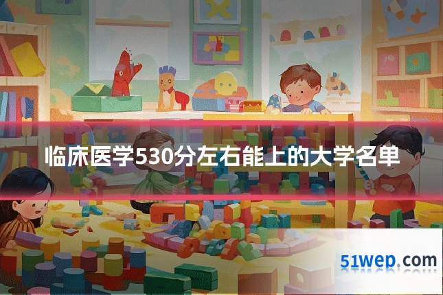 临床医学530分左右能上的大学名单