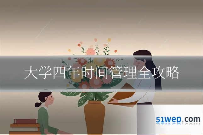 大学四年时间管理全攻略