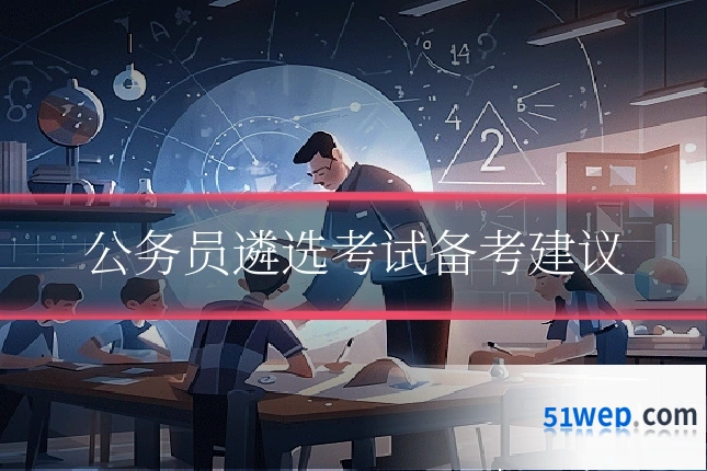 公务员遴选考试备考建议