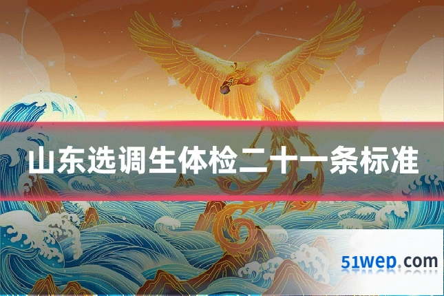 山东选调生体检二十一条标准