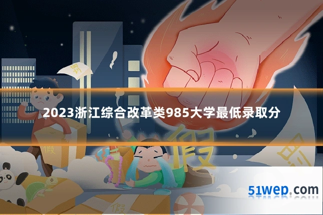 2023浙江综合改革类985大学最低录取分