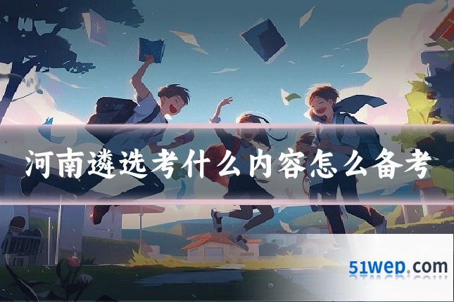 河南遴选考什么内容怎么备考