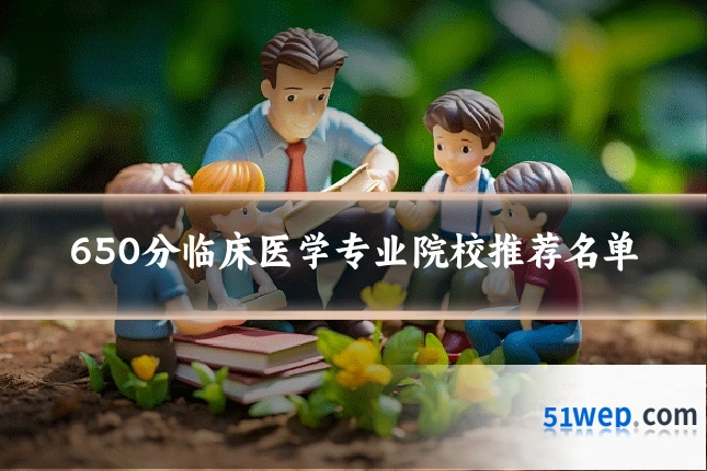 650分临床医学专业院校推荐名单
