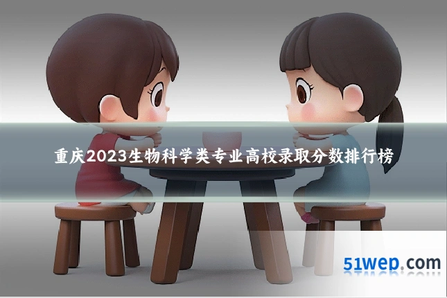 重庆2023生物科学类专业高校录取分数排行榜