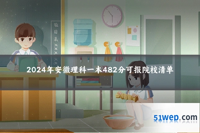2024年安徽理科一本482分可报院校清单