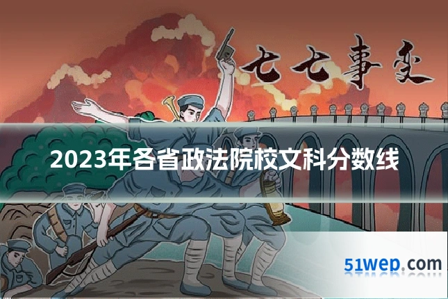 2023年各省政法院校文科分数线