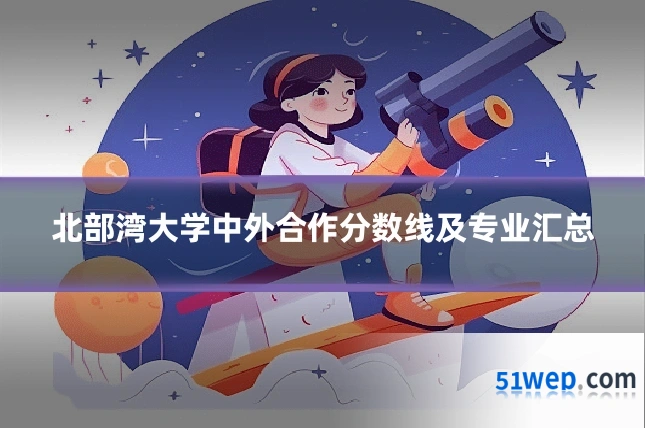 北部湾大学中外合作分数线及专业汇总