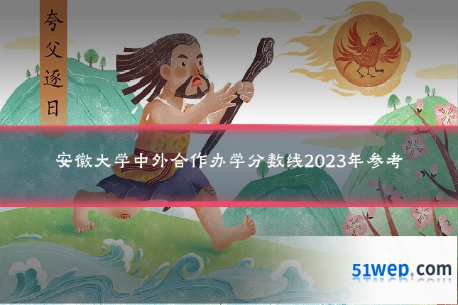 安徽大学中外合作办学分数线2023年参考