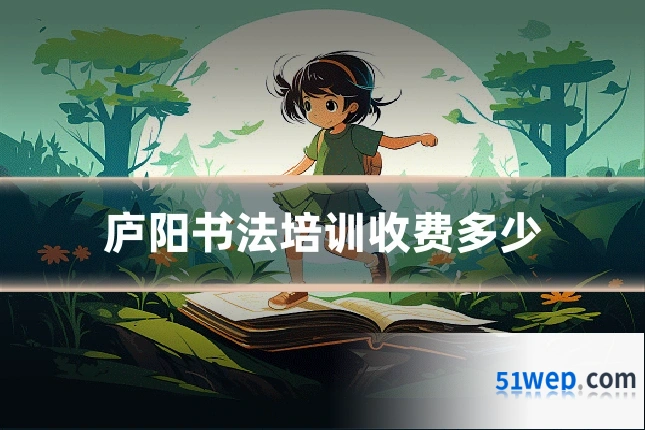 庐阳书法培训收费多少