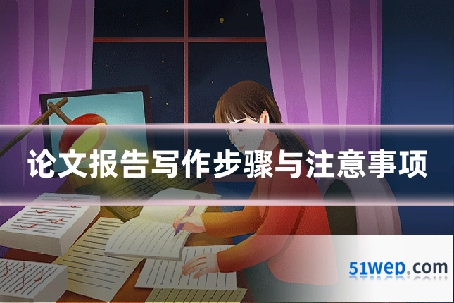 论文报告写作步骤与注意事项