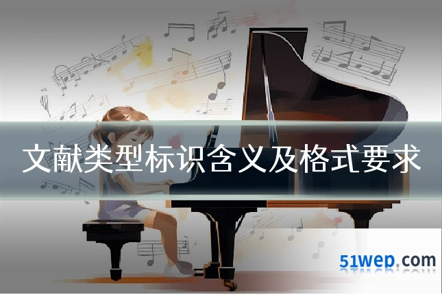 文献类型标识含义及格式要求