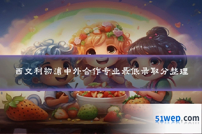 西交利物浦中外合作专业最低录取分整理