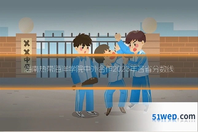 海南热带海洋学院中外合作2023年各省分数线