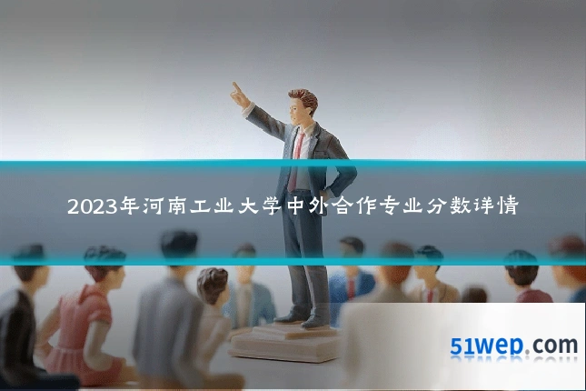 2023年河南工业大学中外合作专业分数详情