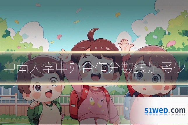 中南大学中外合作分数线是多少