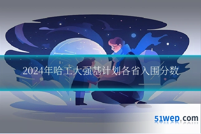 2024年哈工大强基计划各省入围分数