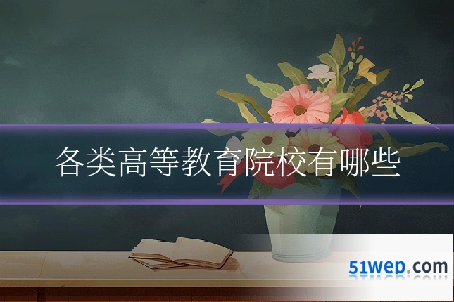 各类高等教育院校有哪些