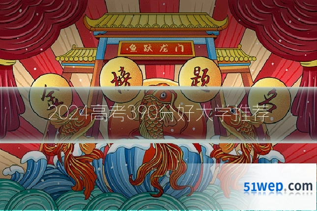 2024高考390分好大学推荐