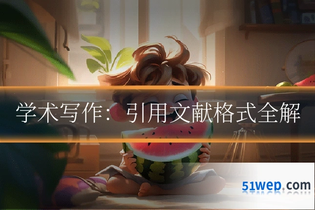 学术写作:引用文献格式全解