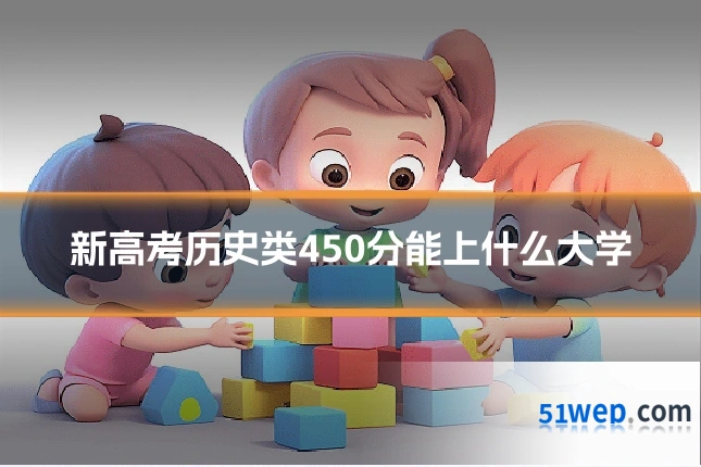 新高考历史类450分能上什么大学