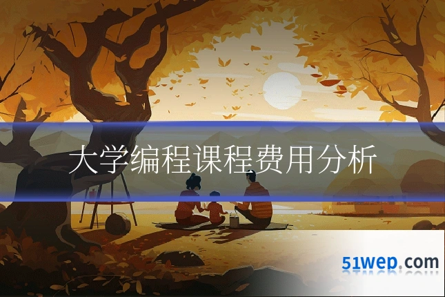 大学编程课程费用分析