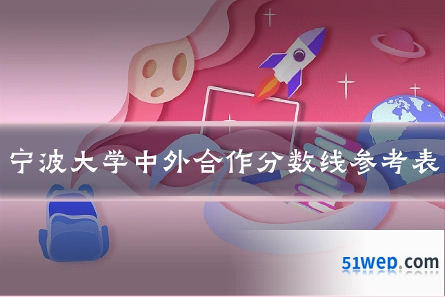 宁波大学中外合作分数线参考表