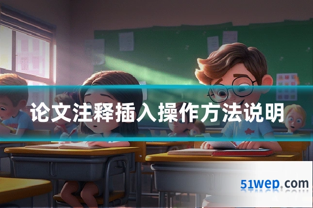 论文注释插入操作方法说明