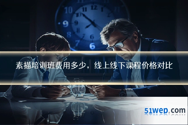 素描培训班费用多少,线上线下课程价格对比