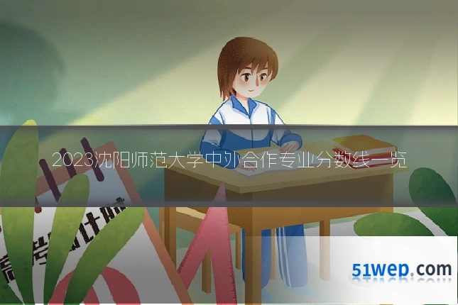 2023沈阳师范大学中外合作专业分数线一览
