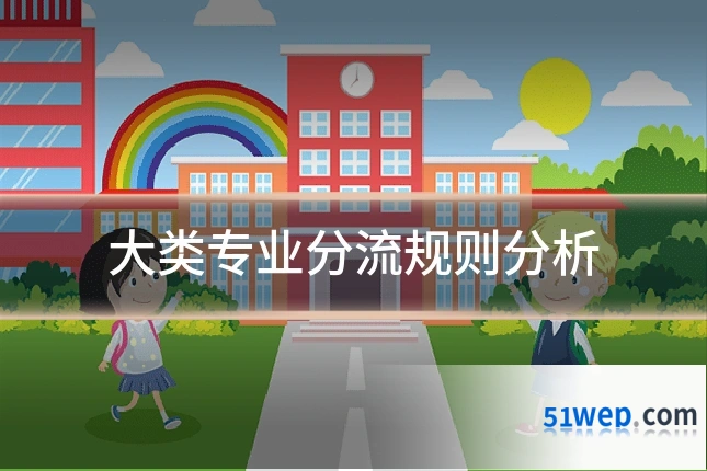 大类专业分流规则分析