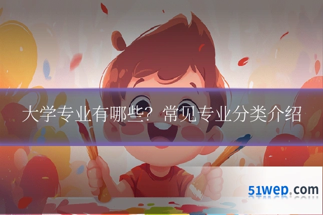 大学专业有哪些?常见专业分类介绍