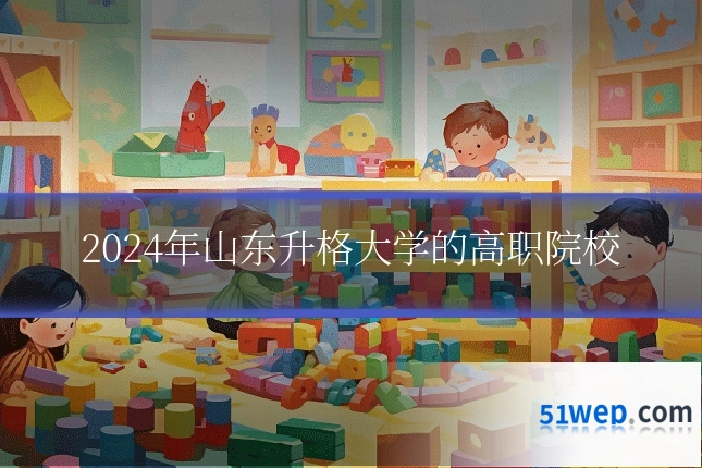 2024年山东升格大学的高职院校