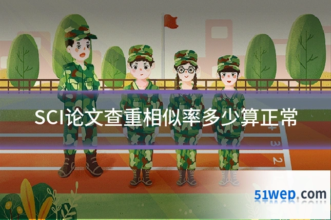 SCI论文查重相似率多少算正常
