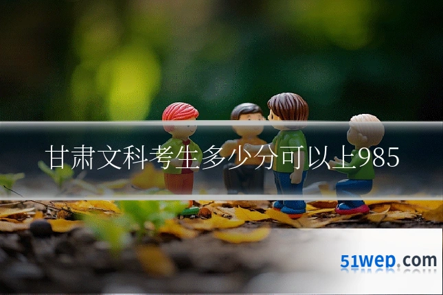 甘肃文科考生多少分可以上985