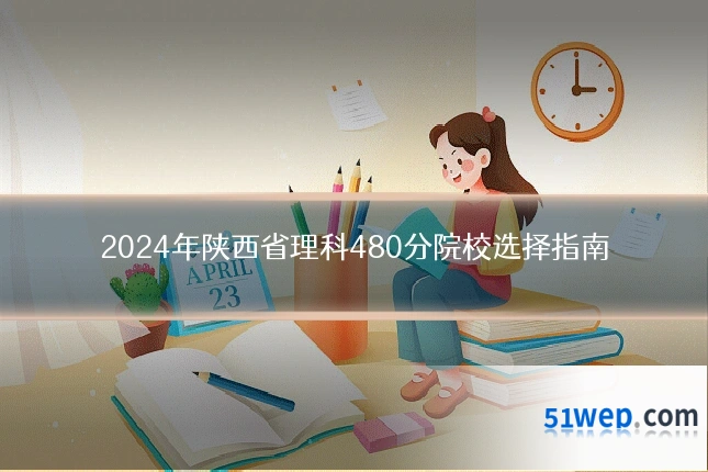 2024年陕西省理科480分院校选择指南